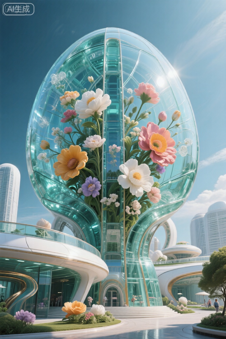 Future Architecture,未来建筑,玻璃生花