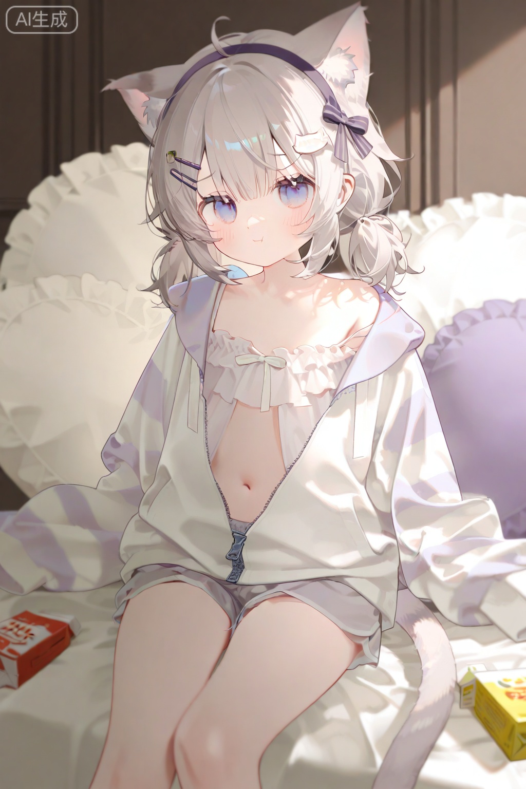 1girl,  :t,  ahoge on Tensor.Art