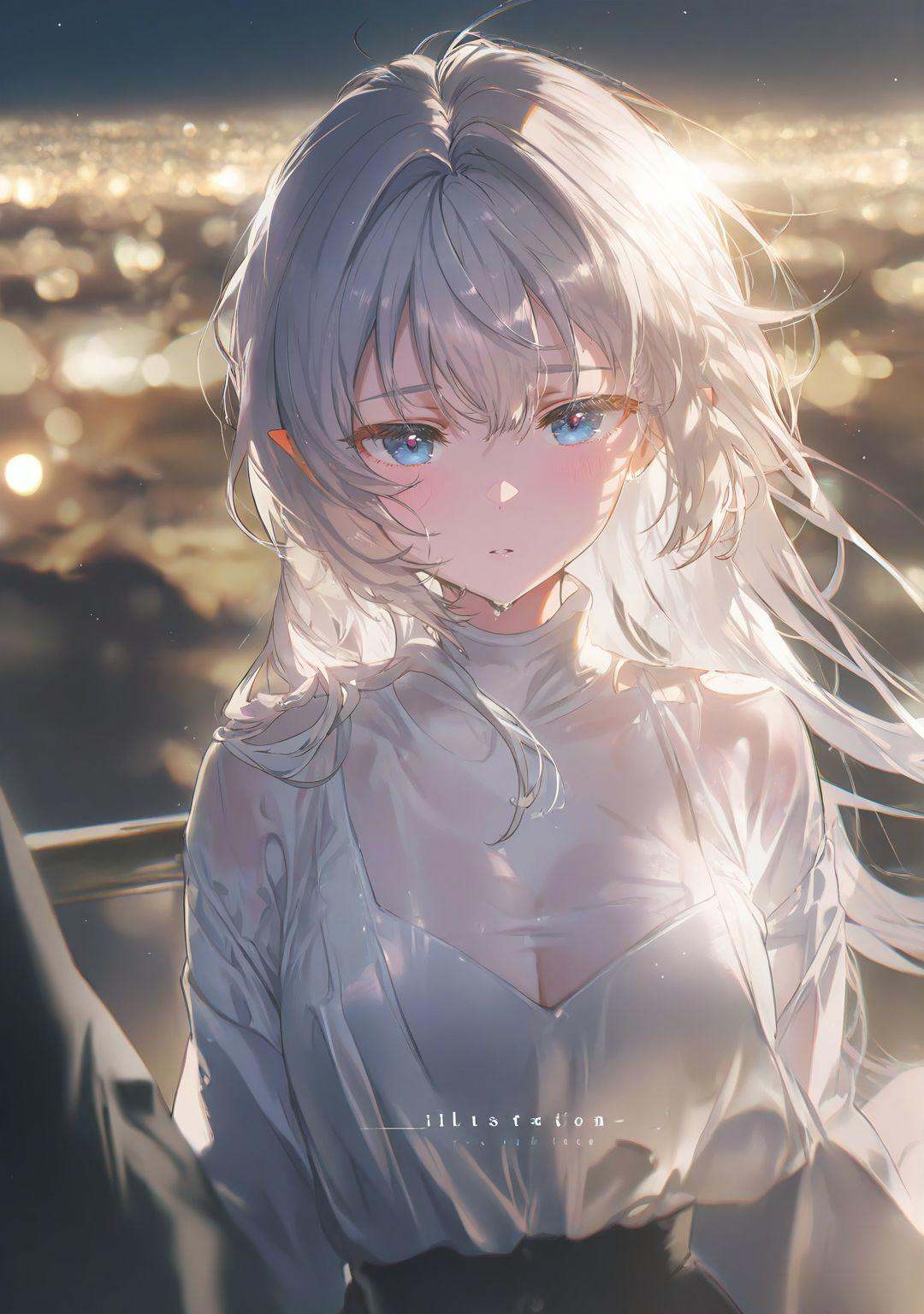 highres,extremely detailed 8k wallpaper,illustration,depth of field,great quality,masterpiece,best quality,amazing quality,very aesthetic,absurdres,detail eyes,(artist:tokkyu:0.7),(artist:tokkyu:yoneyama_mai:0.5),(artist:ran'ou_(tamago_no_kimi):0.5),(artist:atdan:0.5),artist:yolanda,artist:rella,(artist:vixen),year 2023 BREAK1girl,rim light,Volumetric Lighting,backlighting,night,see-through,<lora:nai4 shiny style V2:1>,