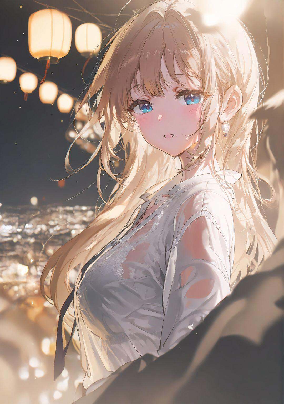 highres,extremely detailed 8k wallpaper,illustration,depth of field,great quality,masterpiece,best quality,amazing quality,very aesthetic,absurdres,detail eyes,(artist:tokkyu:0.7),(artist:tokkyu:yoneyama_mai:0.5),(artist:ran'ou_(tamago_no_kimi):0.5),(artist:atdan:0.5),artist:yolanda,artist:rella,(artist:vixen),year 2023 BREAKnai4 shiny style,1girl,rim light,Volumetric Lighting,backlighting,night,see-through,<lora:nai4 shiny style V2:1>,