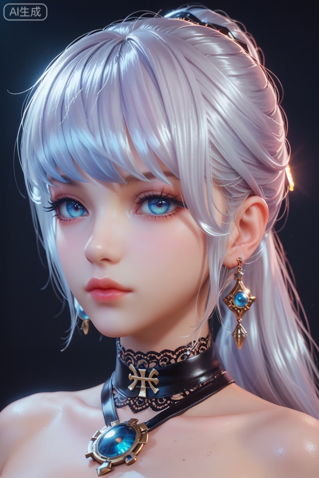 supermodel,score_8_up,score_7_up,hyperdetailed,hyperrealistic,volumetric lighting,focus on face,textured skin,eye lighting,SkinHairDetail,zPDXL,very attractive,Expressiveh,realistic skin,
score_9,score_8_up,score_9,score_8_up,1 girls,high cold face,yujie,perfect round large,breasts,jewelry,beautiful eyes,detailed eyes,