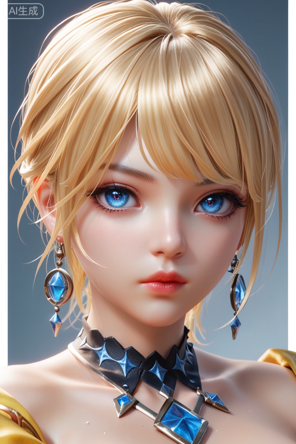 supermodel,score_8_up,score_7_up,hyperdetailed,hyperrealistic,volumetric lighting,focus on face,textured skin,eye lighting,SkinHairDetail,zPDXL,very attractive,Expressiveh,realistic skin,
score_9,score_8_up,score_9,score_8_up,1 girls,high cold face,yujie,perfect round large,breasts,jewelry,beautiful eyes,detailed eyes,
