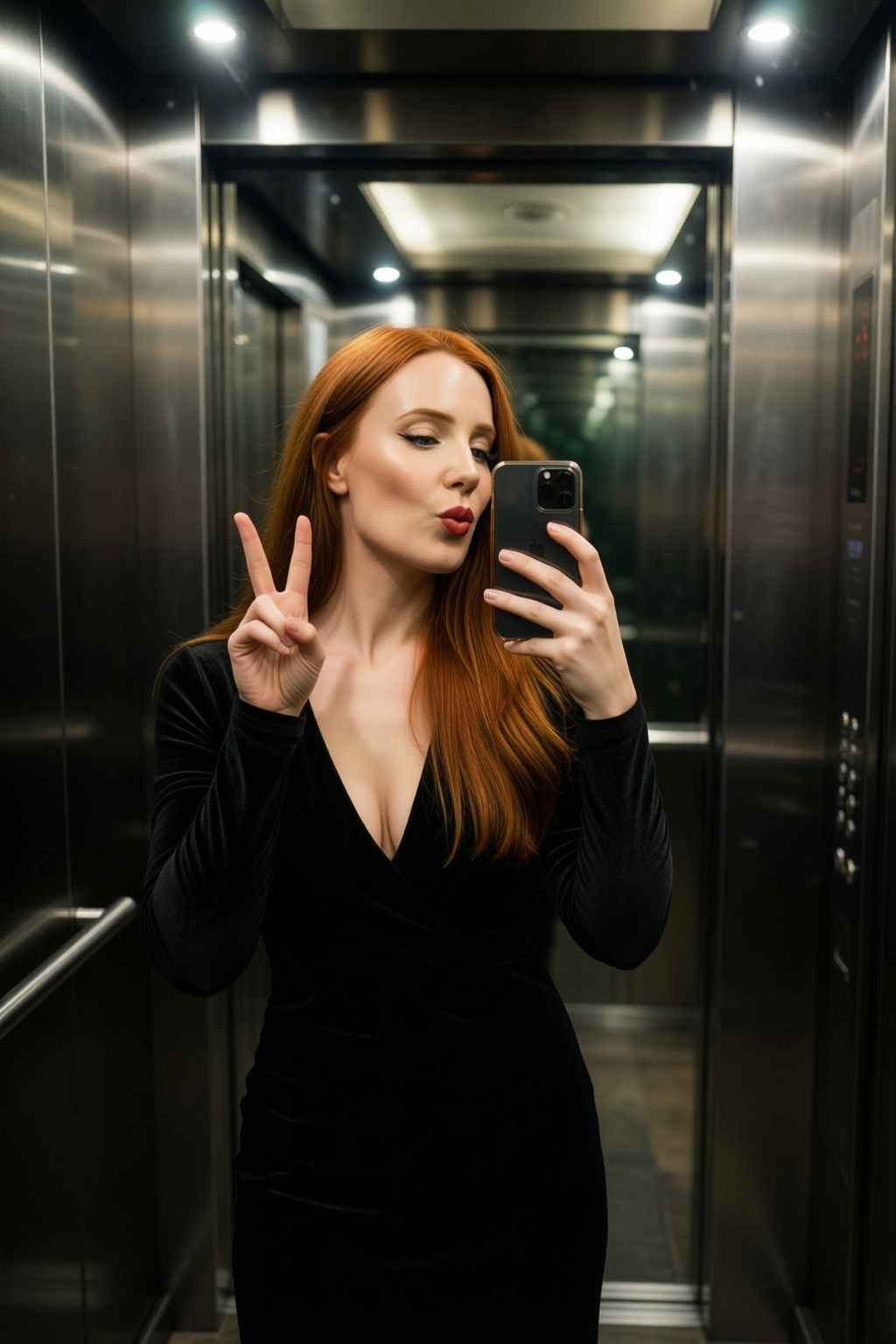 Photograph of a young Redhead woman with fair skin,  an athletic build,  and long on Tensor.Art