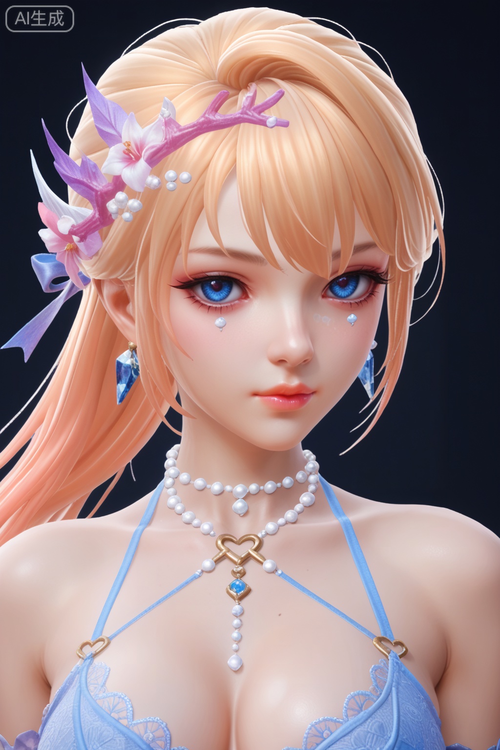 supermodel,score_8_up,score_7_up,hyperdetailed,hyperrealistic,volumetric lighting,focus on face,textured skin,eye lighting,SkinHairDetail,zPDXL,very attractive,Expressiveh,realistic skin,
score_9,score_8_up,score_9,score_8_up,1 girls,high cold face,yujie,perfect round large,breasts,jewelry,beautiful eyes