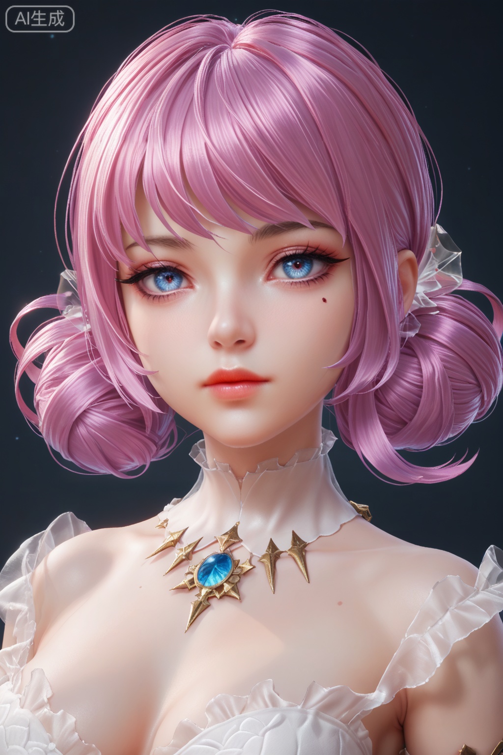 supermodel,score_8_up,score_7_up,hyperdetailed,hyperrealistic,volumetric lighting,focus on face,textured skin,eye lighting,SkinHairDetail,zPDXL,intricate and refined delicate details,unreal engine,very attractive,ultra high res,Expressiveh,realistic skin,score_9,score_8_up,score_9,score_8_up,1 girls,high cold face,yujie,perfect round large,breasts,jewelry,beautiful eyes,