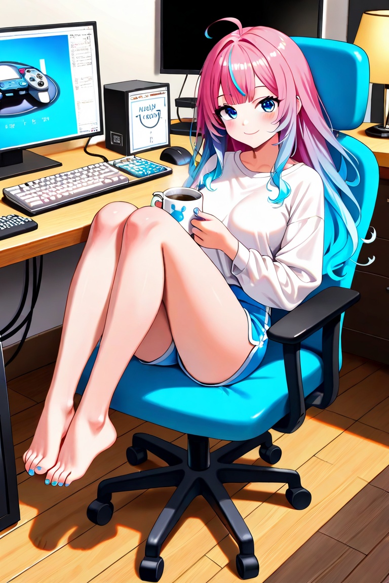 1girl,  solo,  long hair on Tensor.Art
