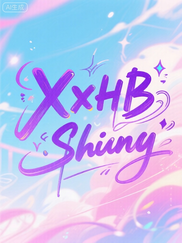 SXHB,图像有着奇幻绚丽的紫色手写体字符,在充满幻想的背景中脱颖而出。背景由浅蓝色和粉红色渐变的线条模糊交织,宛如动漫世界中梦幻的天空与神秘的魔法光芒,充满想象力与趣味性。字符以灵动、多变的笔触书写,笔画带有一些装饰性的元素,展现出动漫的独特魅力。整体构图传达出动漫嘉年华时的奇幻与欢乐氛围。

