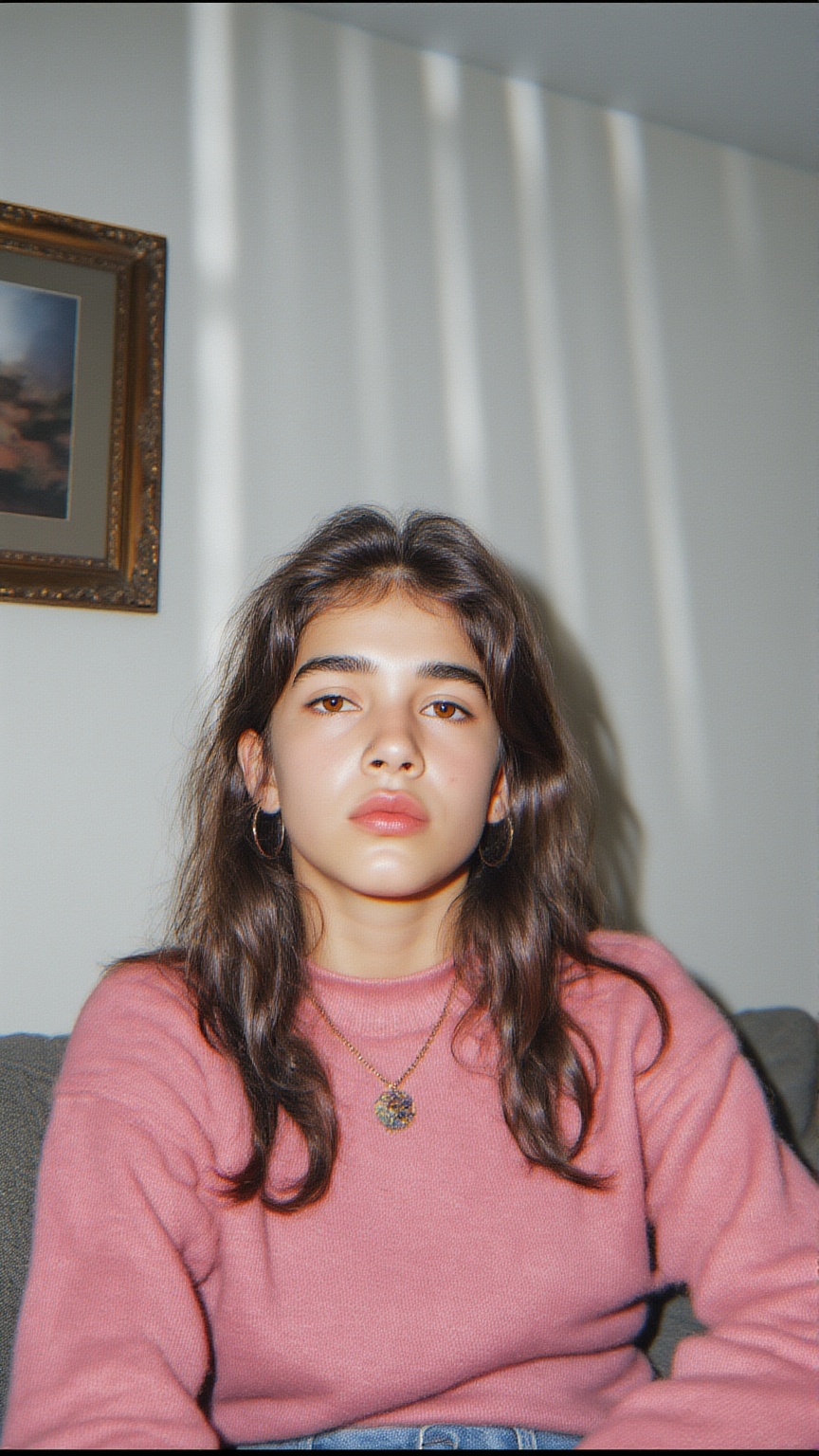 Realistic 90s party snapshot,  woman portrait,  direct flash on Tensor.Art