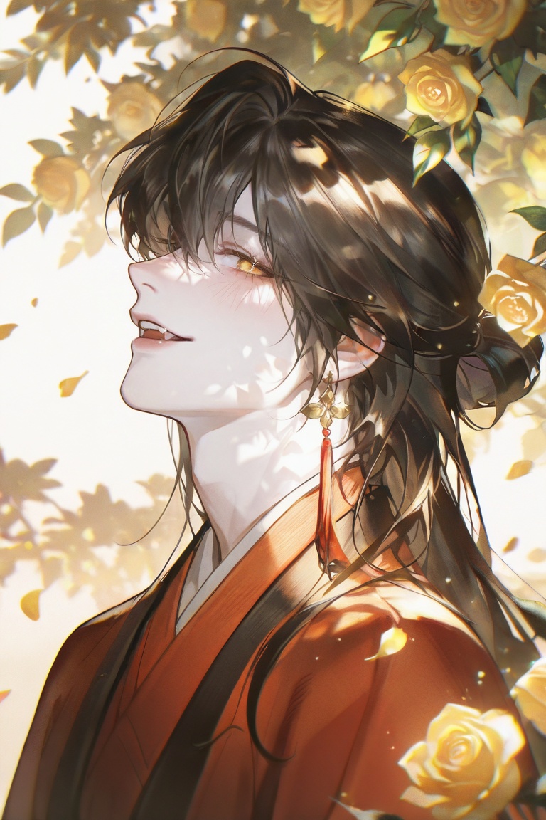 1boy,  solo,  bishounen on Tensor.Art