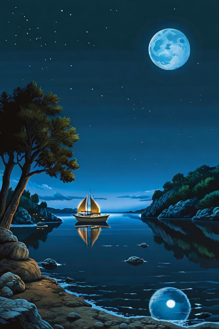 outdoors,  sky,  water on Tensor.Art