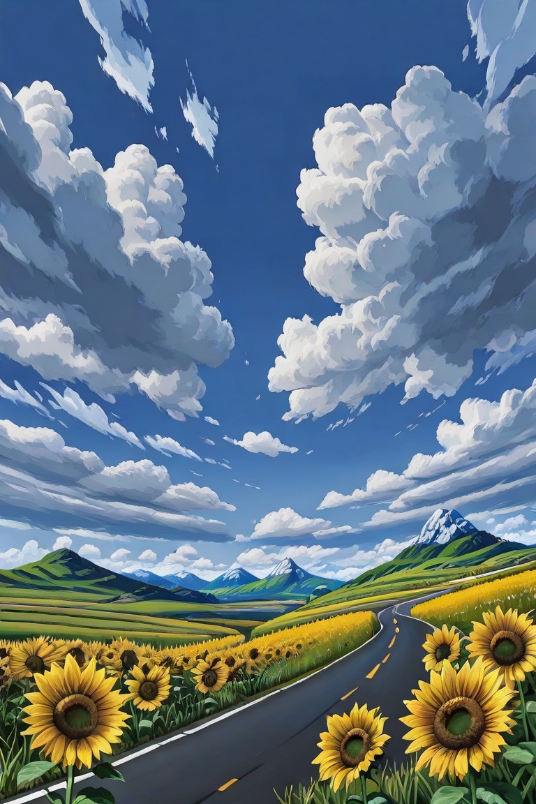 flower,  outdoors,  sky on Tensor.Art