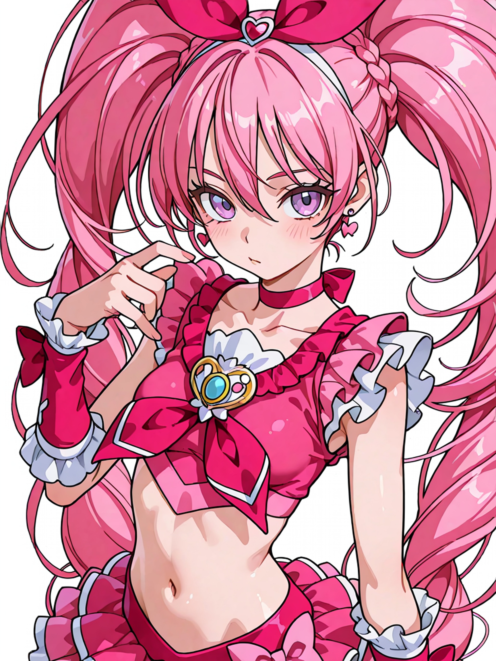1girl,  iyyh (style),  cure melody on Tensor.Art