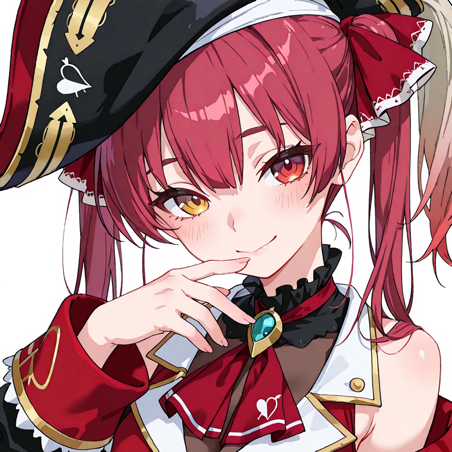 1girl,  iyyh (style),  houshou marine (1st costume) on Tensor.Art