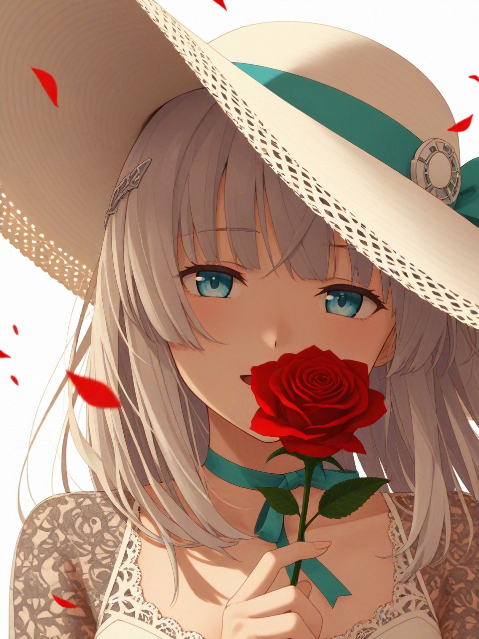 1girl,  hresvelgr_(kancolle),  lace dress on Tensor.Art