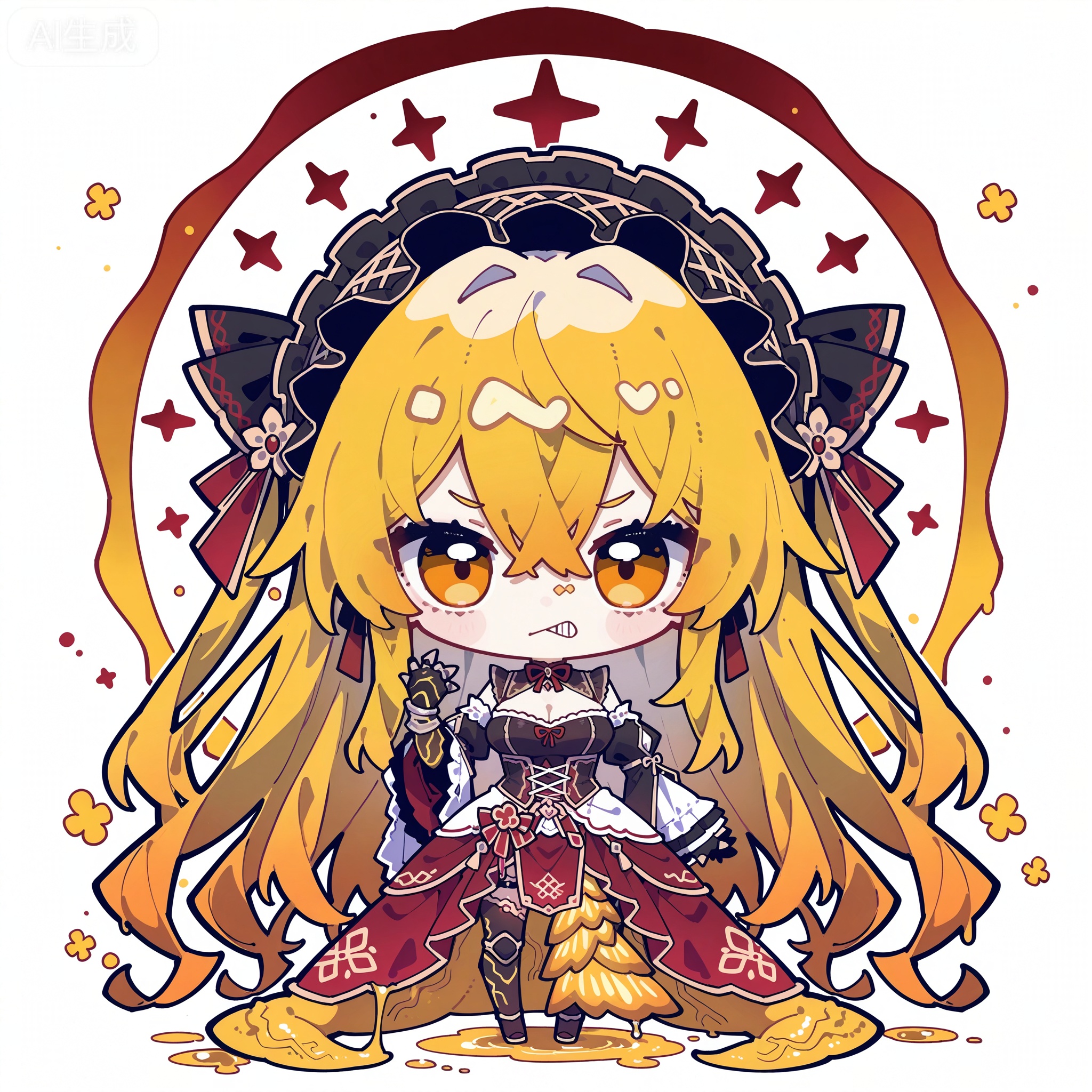 Solo, whole body, mature_monster_girl, monster_headdress, monster_clothes,

White background, monochrome theme, outline: 1.2

Cujiujiu,//

Line art, masterpiece, the best quality, extremely exquisite and beautiful,

Huge file size, amazing quality,multicolored hair,,(imazawa:1.1),(maccha_(mochancc):0.3),(ningen_mame:0.8),(mochizuki_kei:0.75),
／／
1 girl, breasts, cleavage, 

White Background、Golden Peacock Monster、Yellow Gradient Tentacle Hair、Carnivorous Golden Flower、Lolita Exoskeleton、Peacock Bone Wings、Arthropod Legs、Multi-pupil Amber Eyes、Mandible Mouth、Fluorescent Yellow Veins、Corrosive Aura、Cthulhu-like Abomination、Golden Scaled Skin、Black Clawed Fingers、Liquid Gold Body、Monsterized Lolita、Eldritch Peacock Maiden


border,round border.,chibi