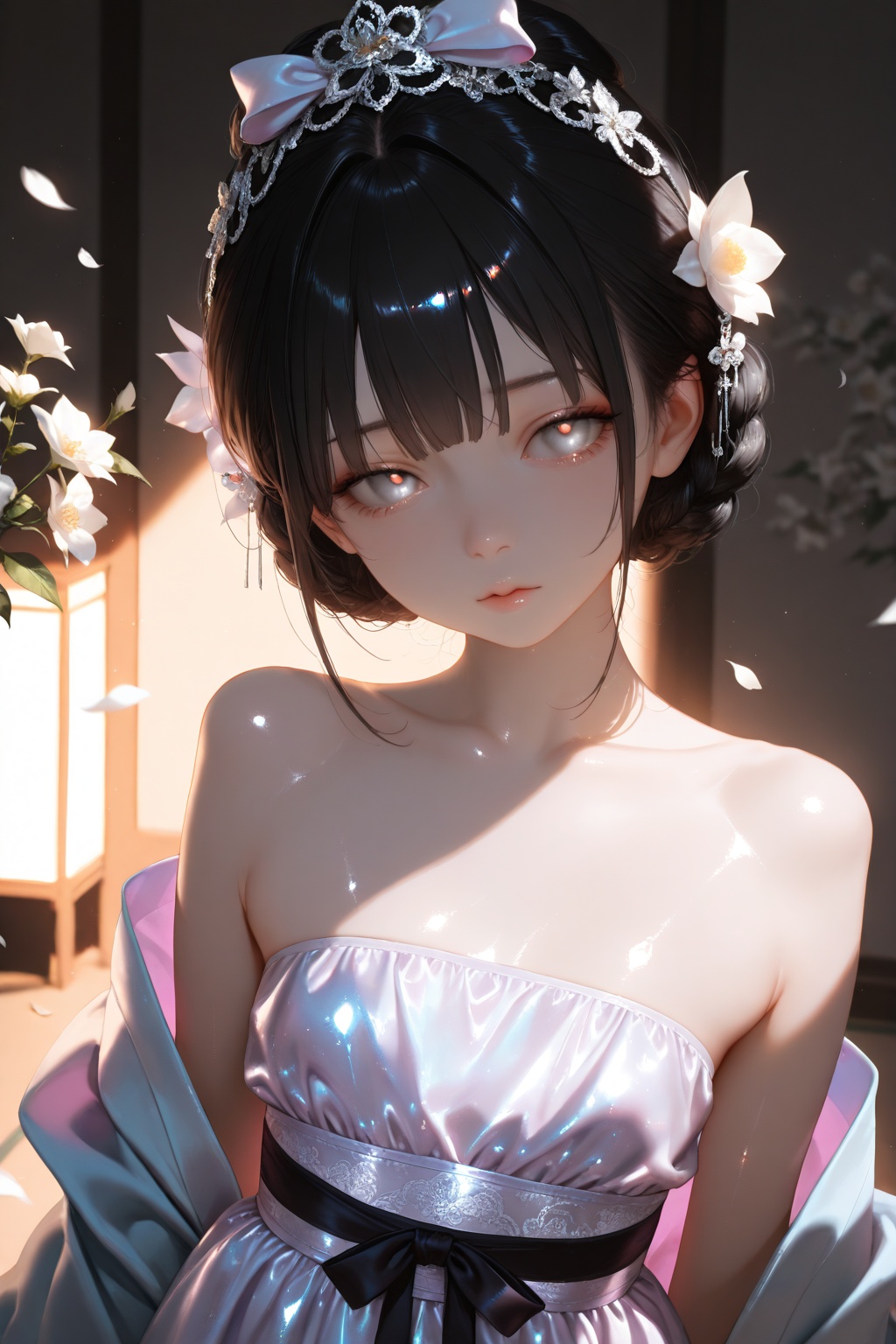 Lace,  ribbon,  Hanfu on Tensor.Art