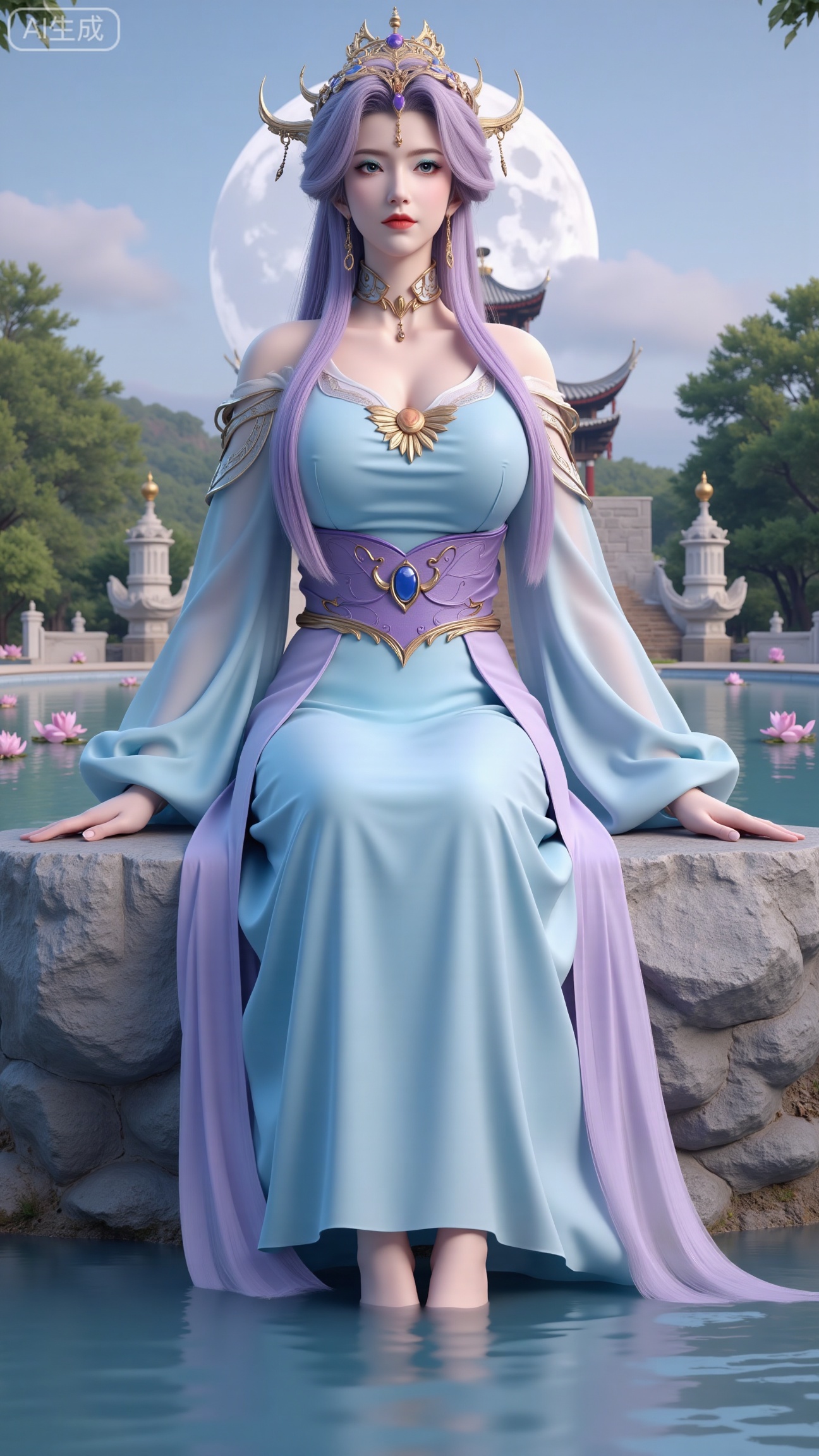 Best quality,  Realistic,  a woman with long by DeepBlue藍心 on Tensor.Art