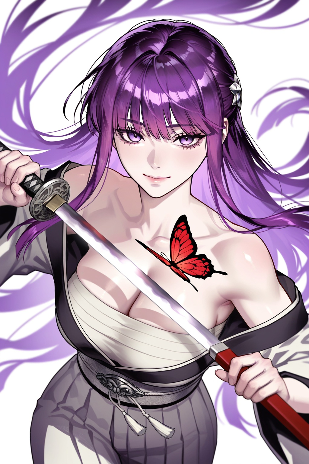 ((Emphasize a blend of anime aesthetics with painterly digital rendering techniques)),  the use of light and shadow create...