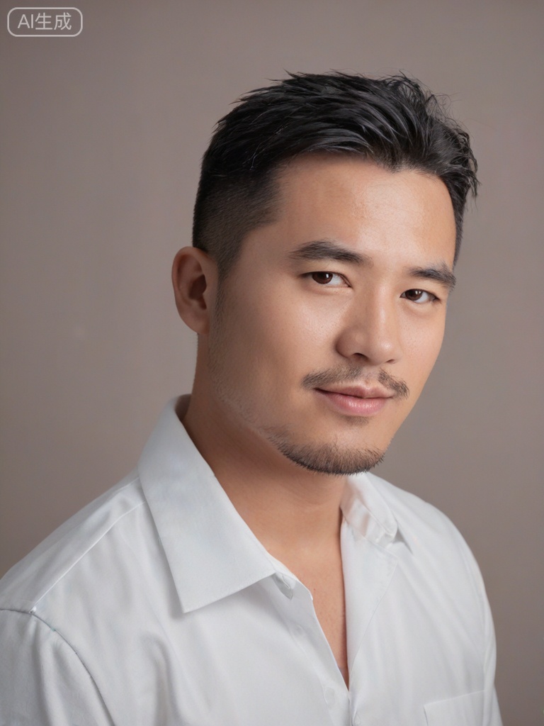 质量词: masterpiece, best quality, amazing quality, very aesthetic, absurdres, highres, newest, 2K,4K,8K, 画面风格: realistic, simple background, 1boy,upper_body,realism,boss,work,Domineering CEO,1man,masculine,male focus,DYMAN