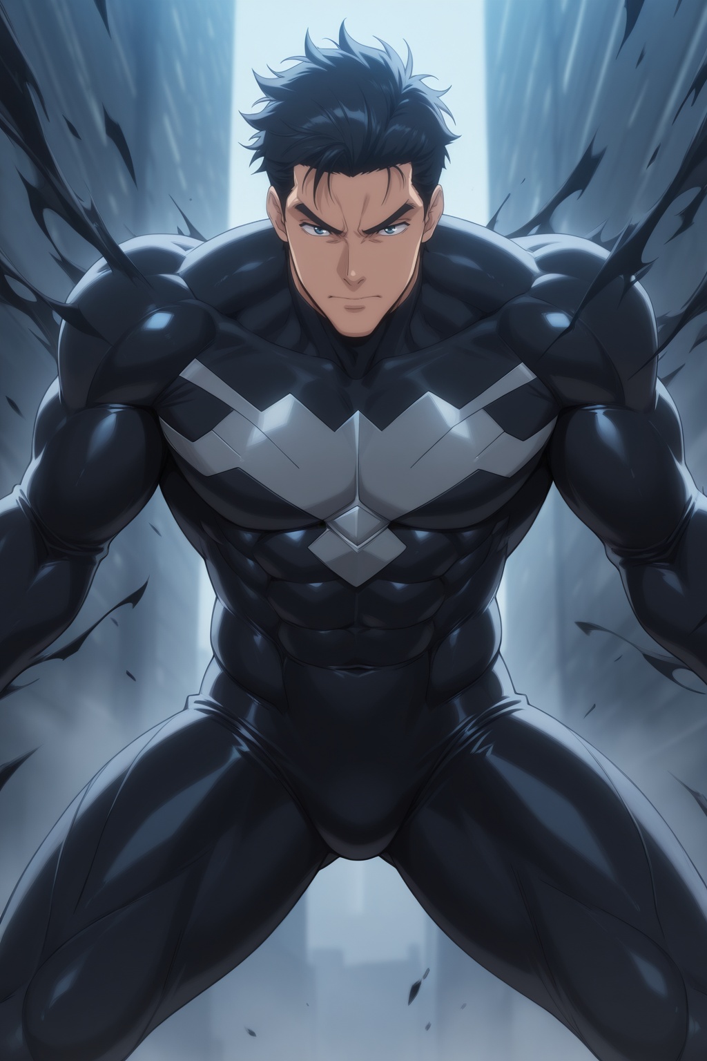1 man,  solo,  Superboy on Tensor.Art