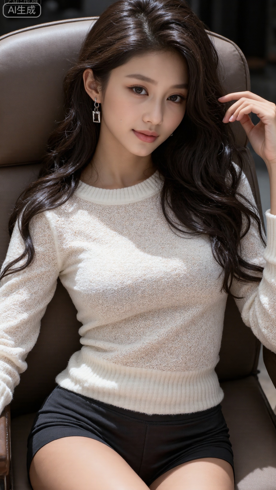 amazing art,
(masterpiece: 1.2), (elegant, poetic, timeless, pure: 1.2), (best quality),(8k cg wallpaper),
(ultra-detailed, high resolution, extremely detailed: 1.2),
(gentle curves and swirling lines: 1.1),
(romantic poem inscribed: 1.1),
(captured moments of tender emotions: 1.1),
(magnified details showing the intricate beauty: 1.1),
(script and layout give an antique vibe),
(focus on capturing the aura rather than physical form: 1.3),
(perfect face: 1.2),
(solo:1.2),

1girl,(virgin killer sweater:1.2),(female teachers:1.2),large breasts,close-up,outdoors,glasses,(looking at viewer:1.2),smile,sea blue eyes,seductive smile,happy,bare legs,(lace edged underwear:0.8),(solo:1.5),profile