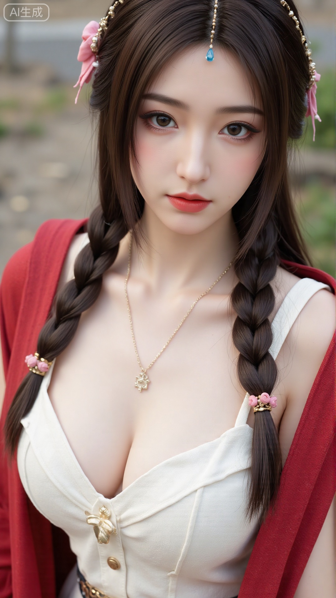1girl,  solo,  jewelry on Tensor.Art