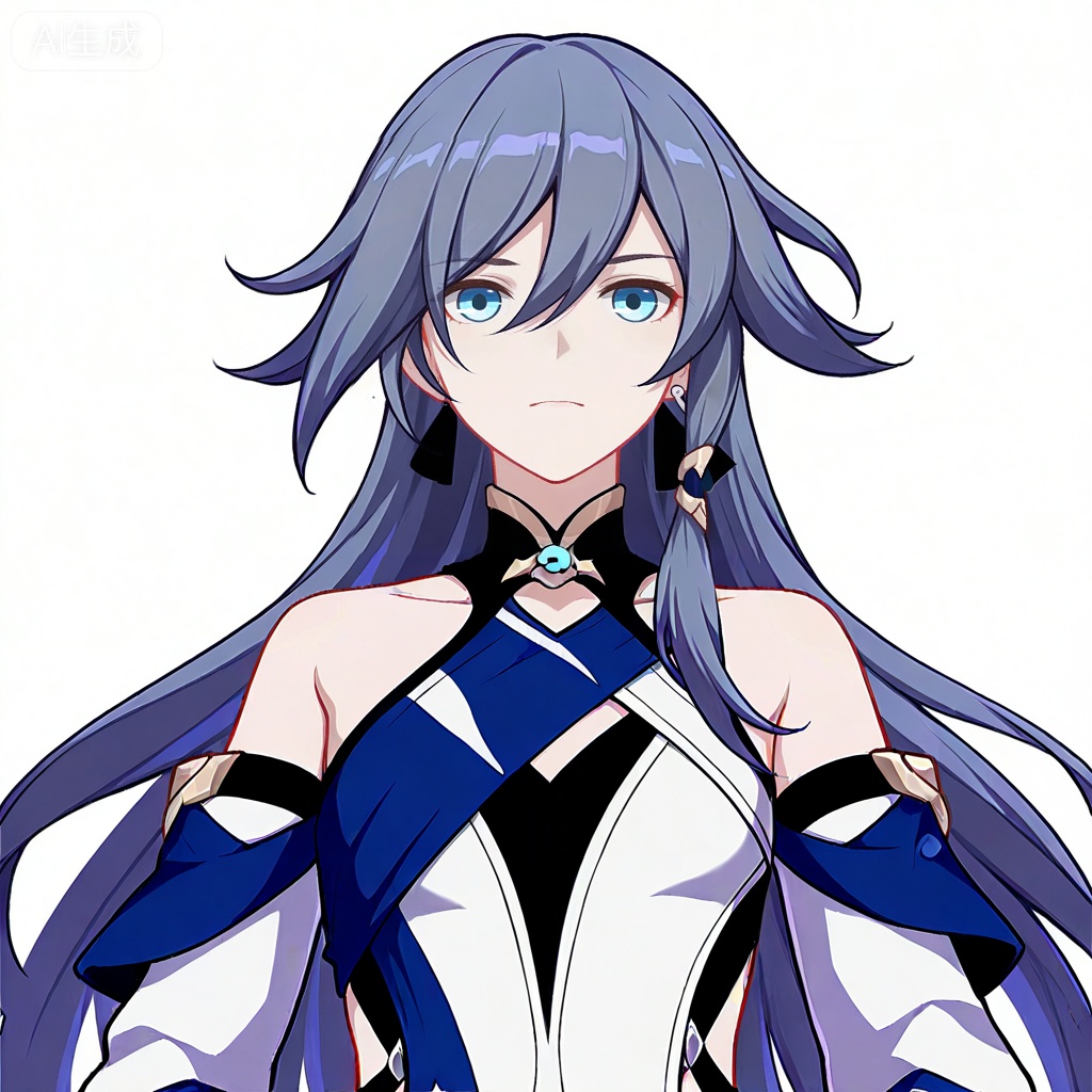 masterpiece, best quality,solo,((white background:1.2)),simple background,, 
looking at viewer,fu hua,honkai_cg_style,long hair,bangs,hair between eyes
