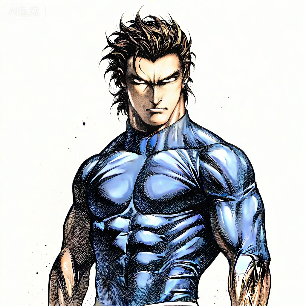 masterpiece, best quality,solo,((white background:1.2)),simple background,, 
looking at viewer,artist:wushen300,wushen300_style,muscular,****_male,suits