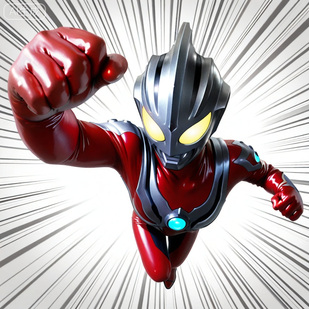 masterpiece, best quality,solo,Ultlive rise,clenched hand,punching,from above
ultraman,bodysuit,gloves,legwear,boots,cover,mask,plugsuit,armor,bodysuit,pattern on body,tight-fitting,helmet,leather suit,latex,tokusatsu,no humans,science fiction,hard mask,no smile,no eyes,no nose,solo,rubber bodysuit with line,alien,