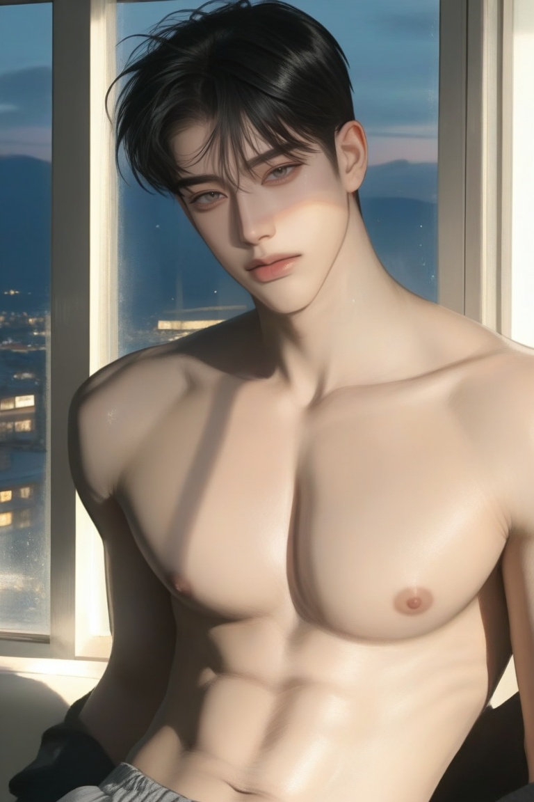 1boy,  solo,  upper body on Tensor.Art
