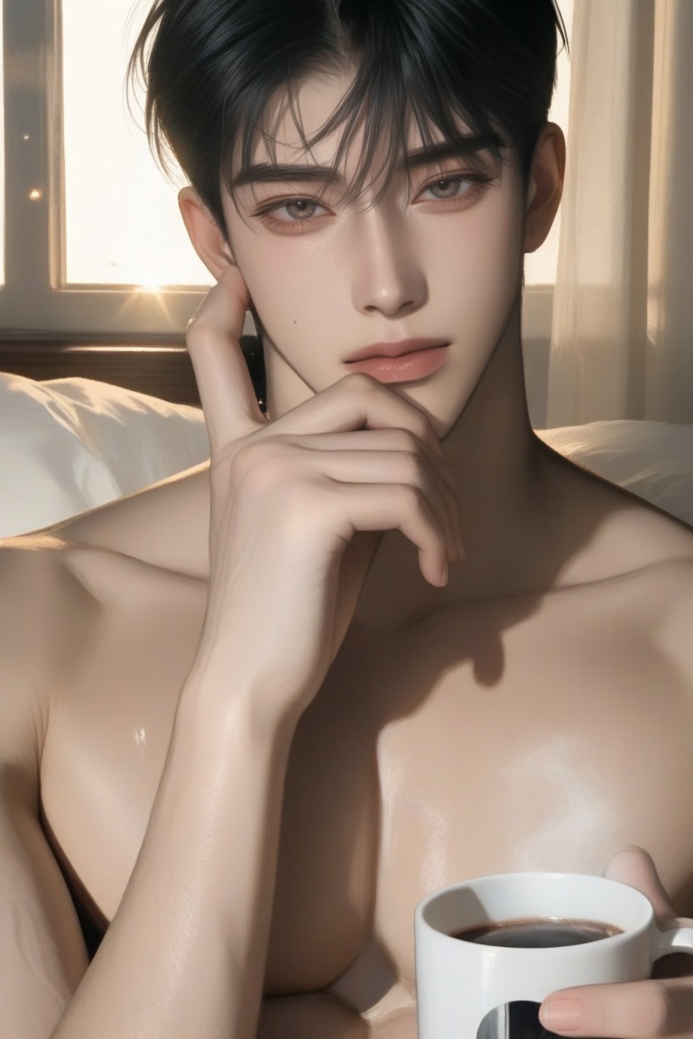 1boy,  solo,  upper body on Tensor.Art