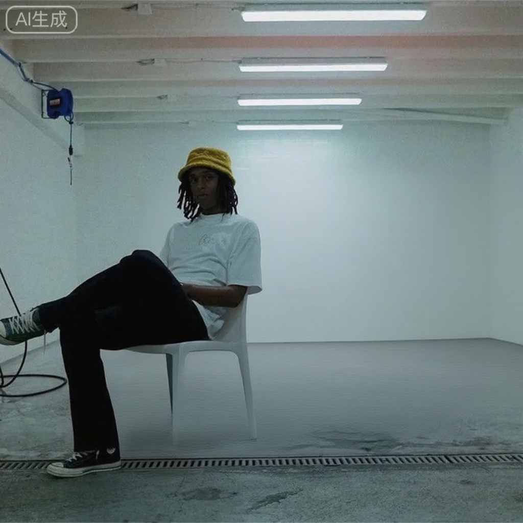 Remove the red car from the screen, keep the characters in the screen,Hold white chair,