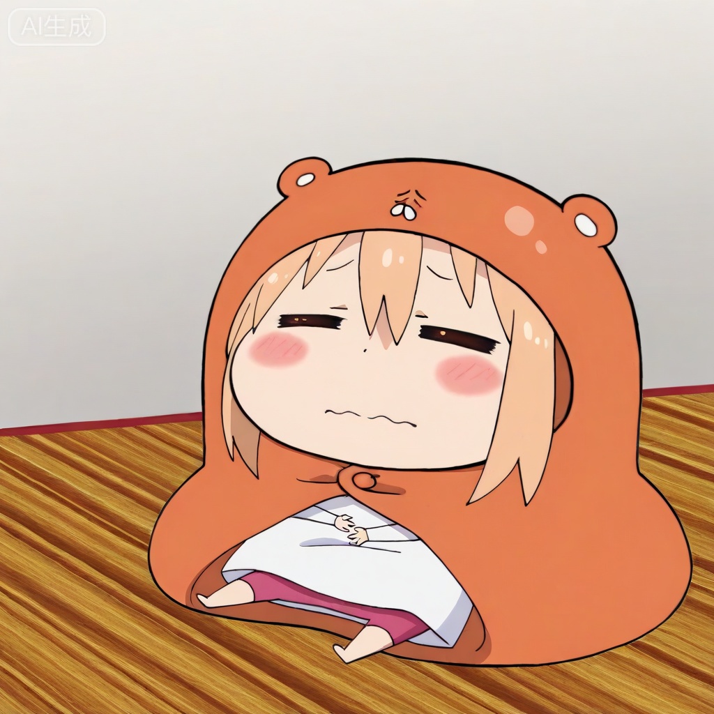 sad,doma umaru,chibi