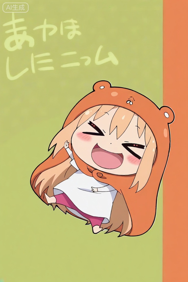 happy,doma umaru,chibi