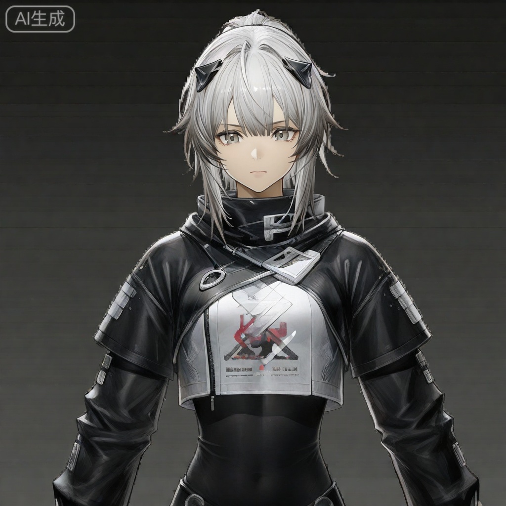 masterpiece, best quality,solo,white background,simple_background
,game_cg_style,arknights_endfield_style,official alternate costume,pose,background