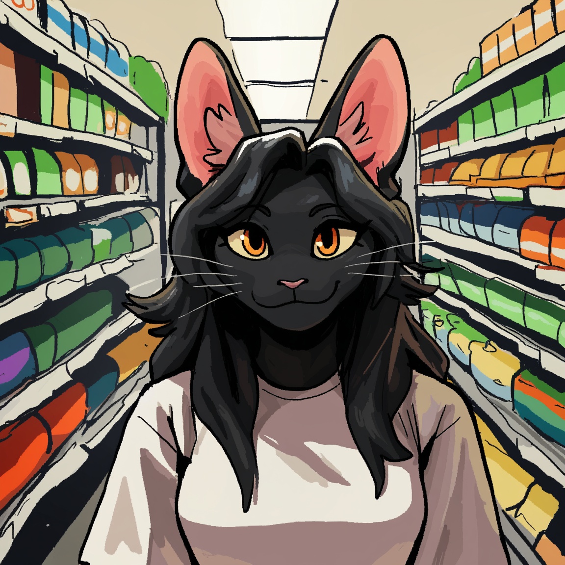 mawfulme,  domestic cat,  felid on Tensor.Art