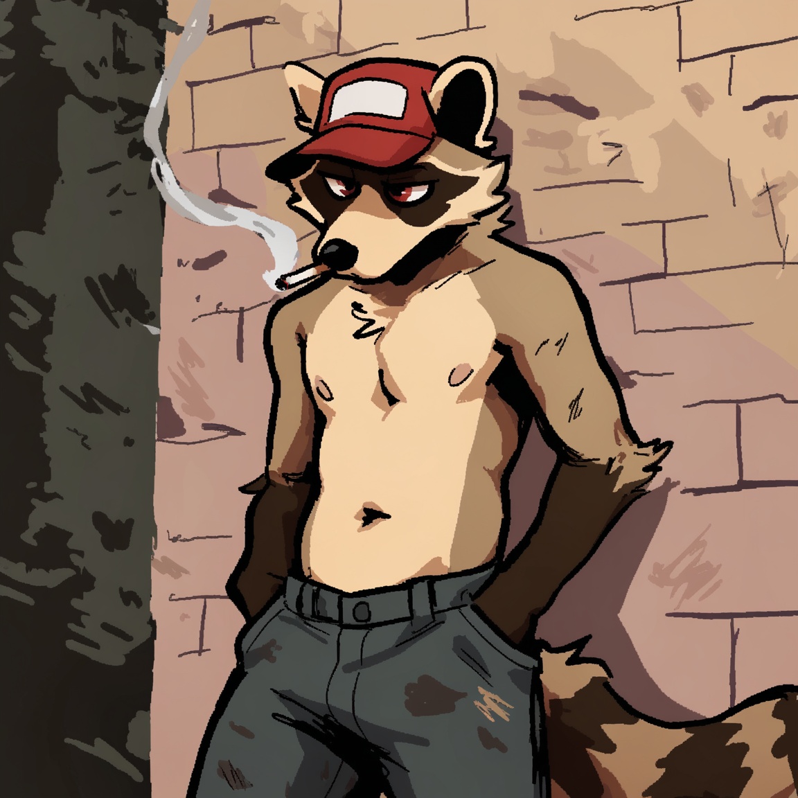 mawfulme,  procyonid,  raccoon on Tensor.Art