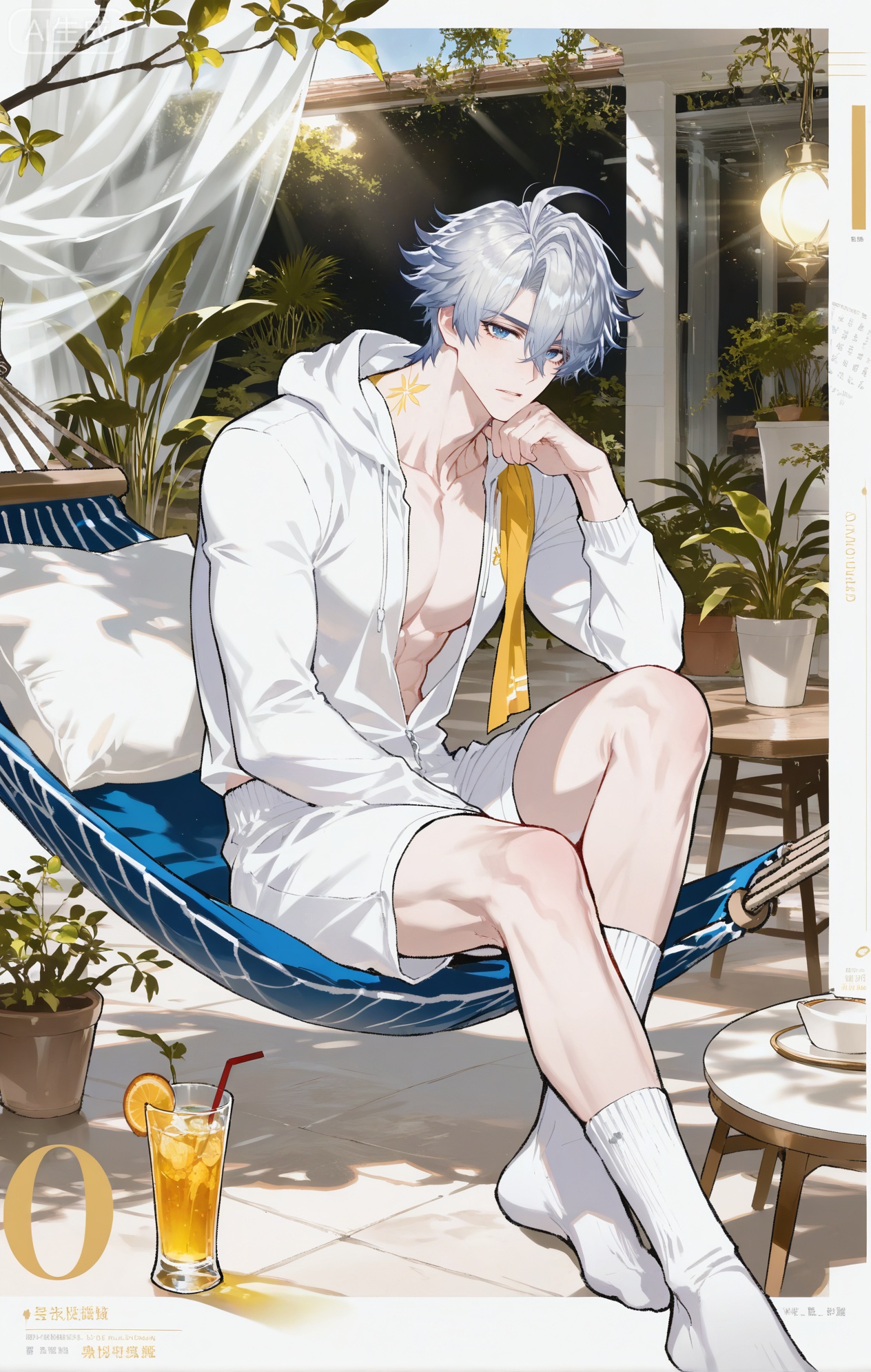 Small note art style,  xiaozhitiao,  ((1boy on Tensor.Art