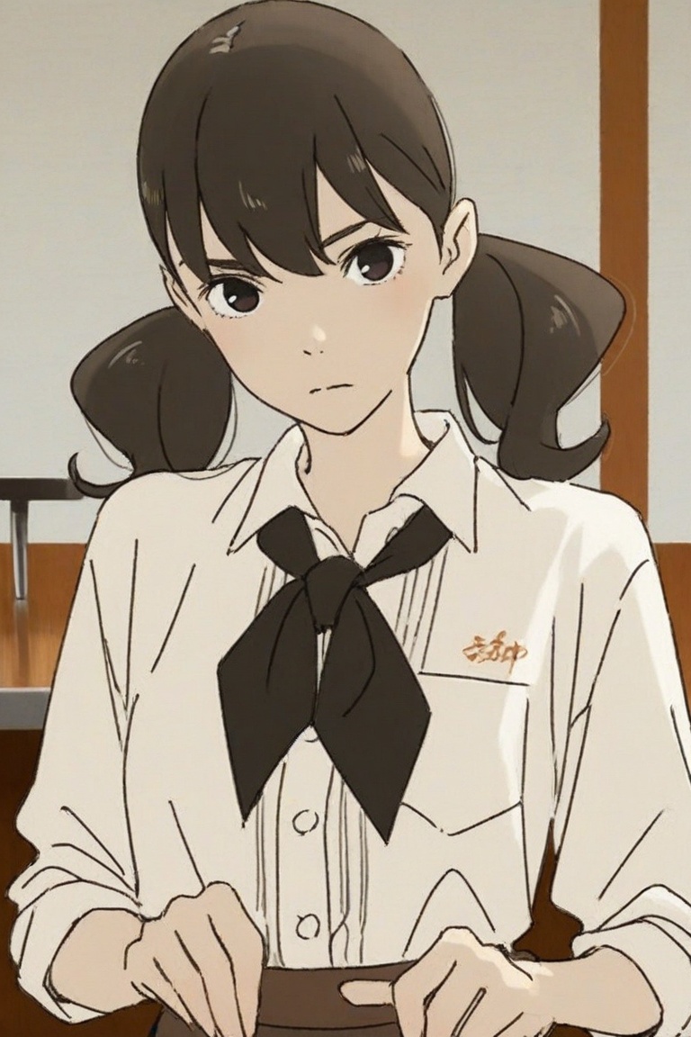 yoko_hinageshi,  yoko_waitress,  nectie on Tensor.Art