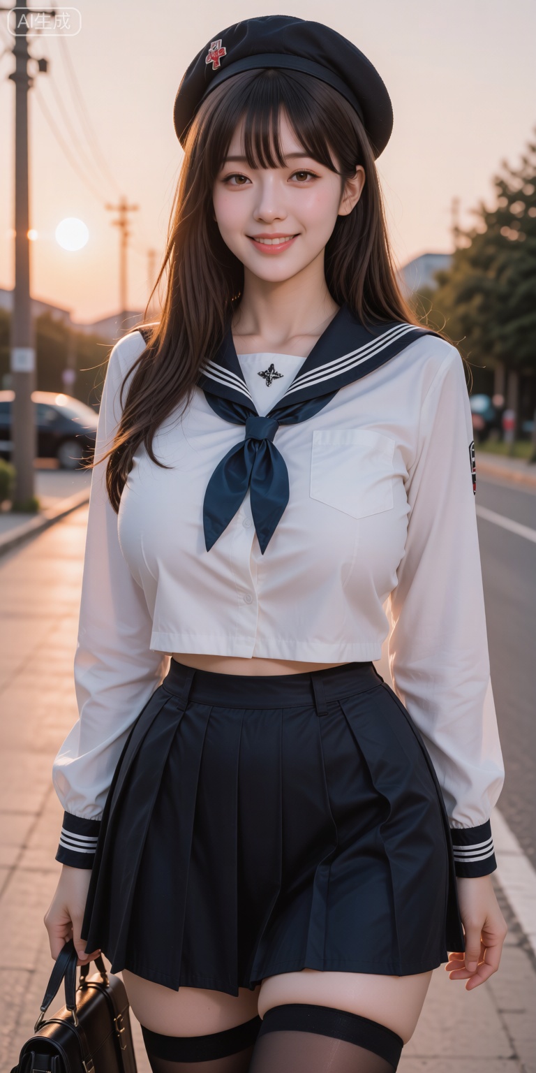 美女,学生服