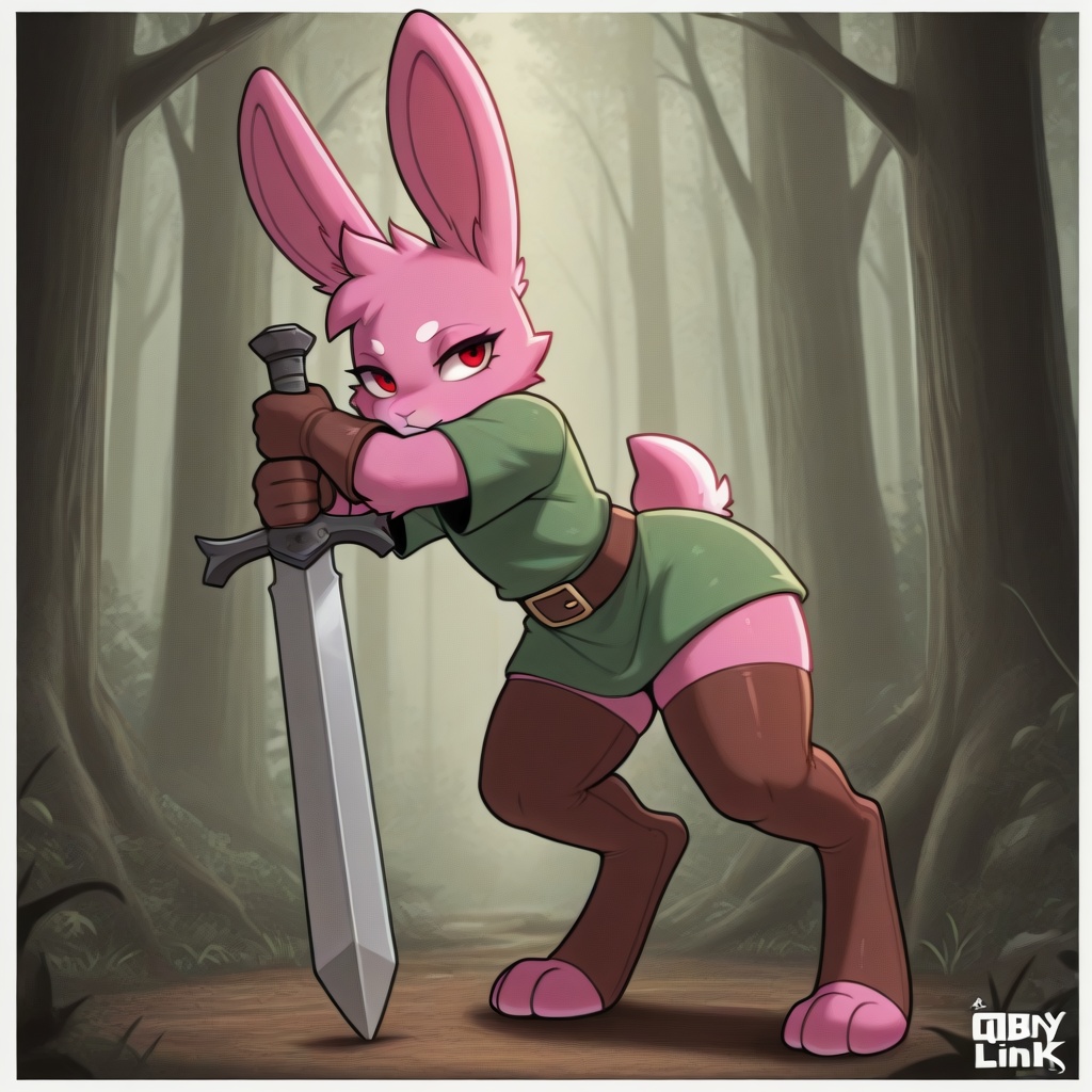 qboy,  bnnuy_link,  pink fur on Tensor.Art