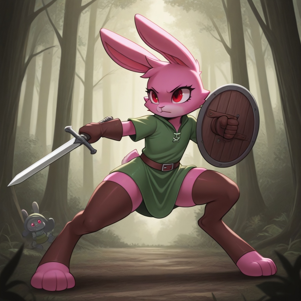 qboy,  bnnuy_link,  pink fur on Tensor.Art