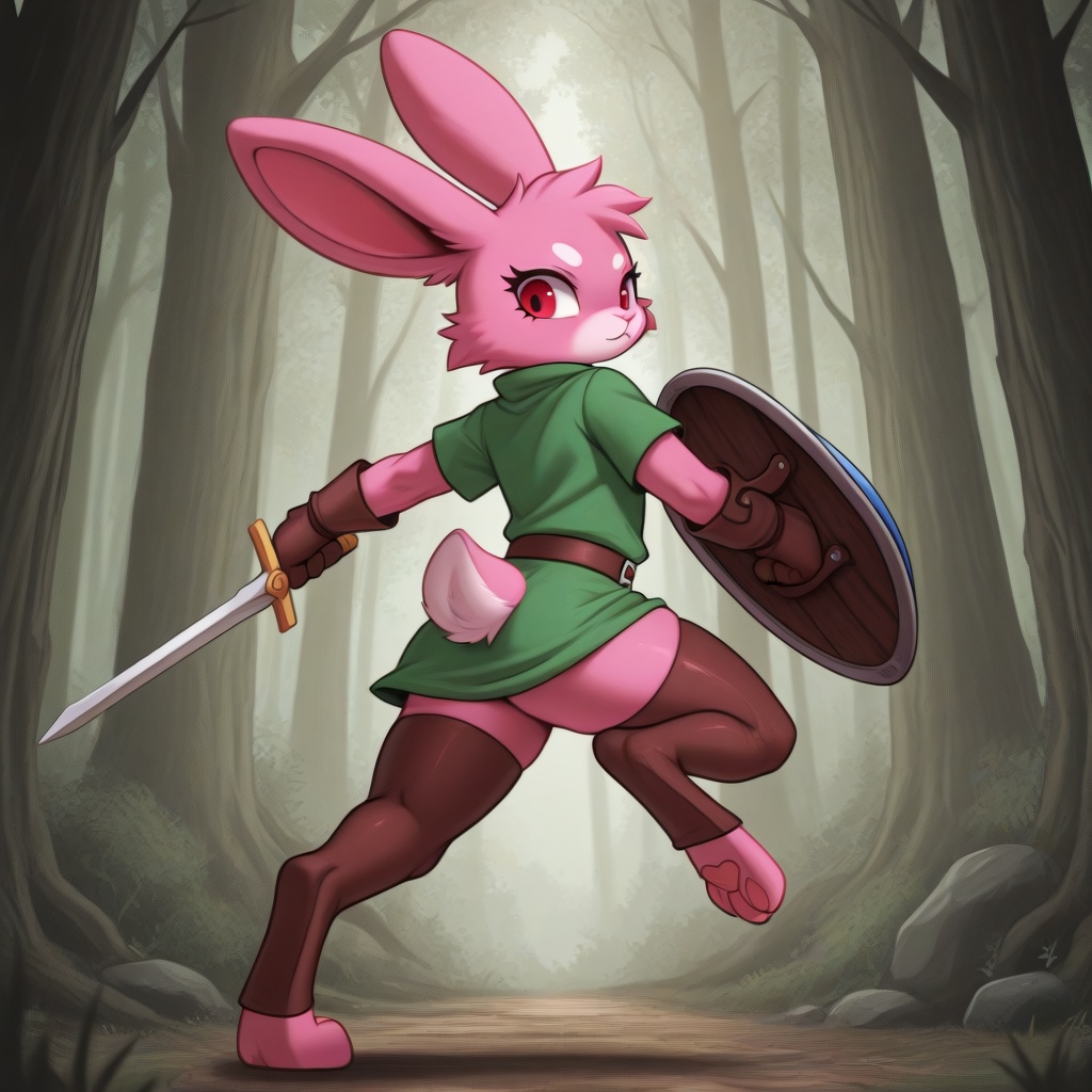 qboy,  bnnuy_link,  pink fur on Tensor.Art