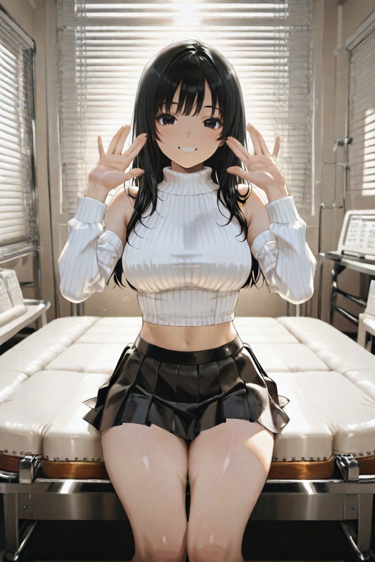 iroha_kannou,  black long hair,  black eyes on Tensor.Art