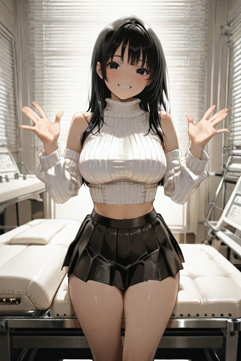 iroha_kannou,  black long hair,  black eyes on Tensor.Art