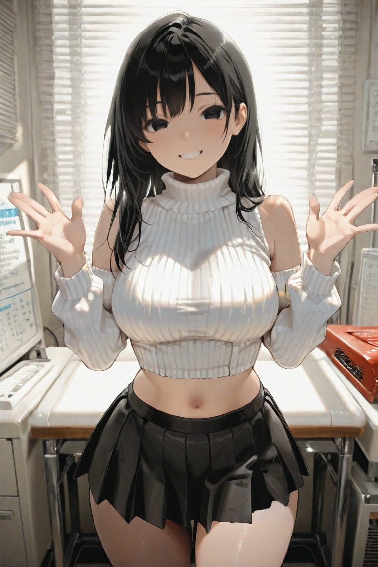 iroha_kannou,  black long hair,  black eyes on Tensor.Art