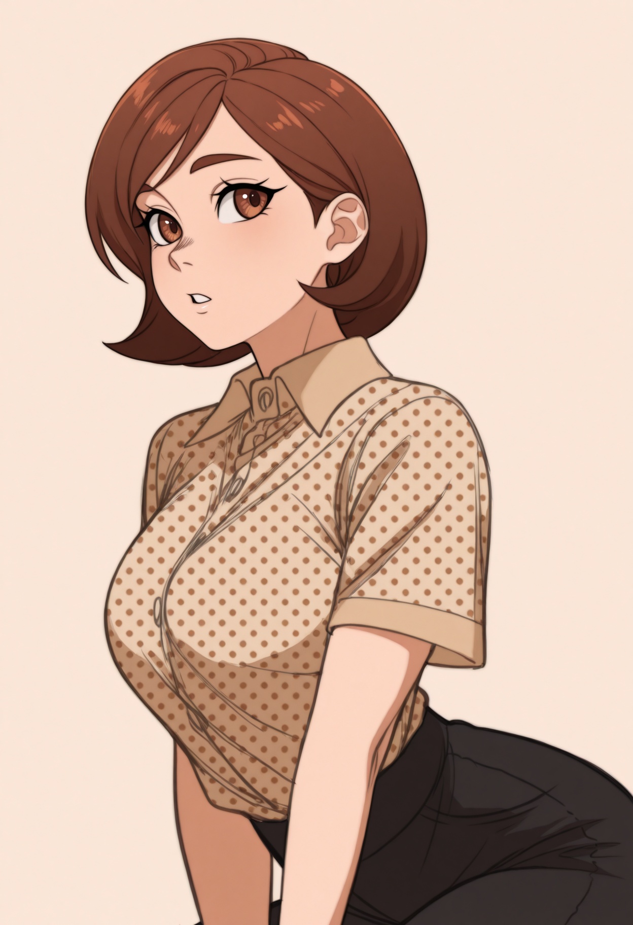 1girl,  solo,  collared shirt on Tensor.Art
