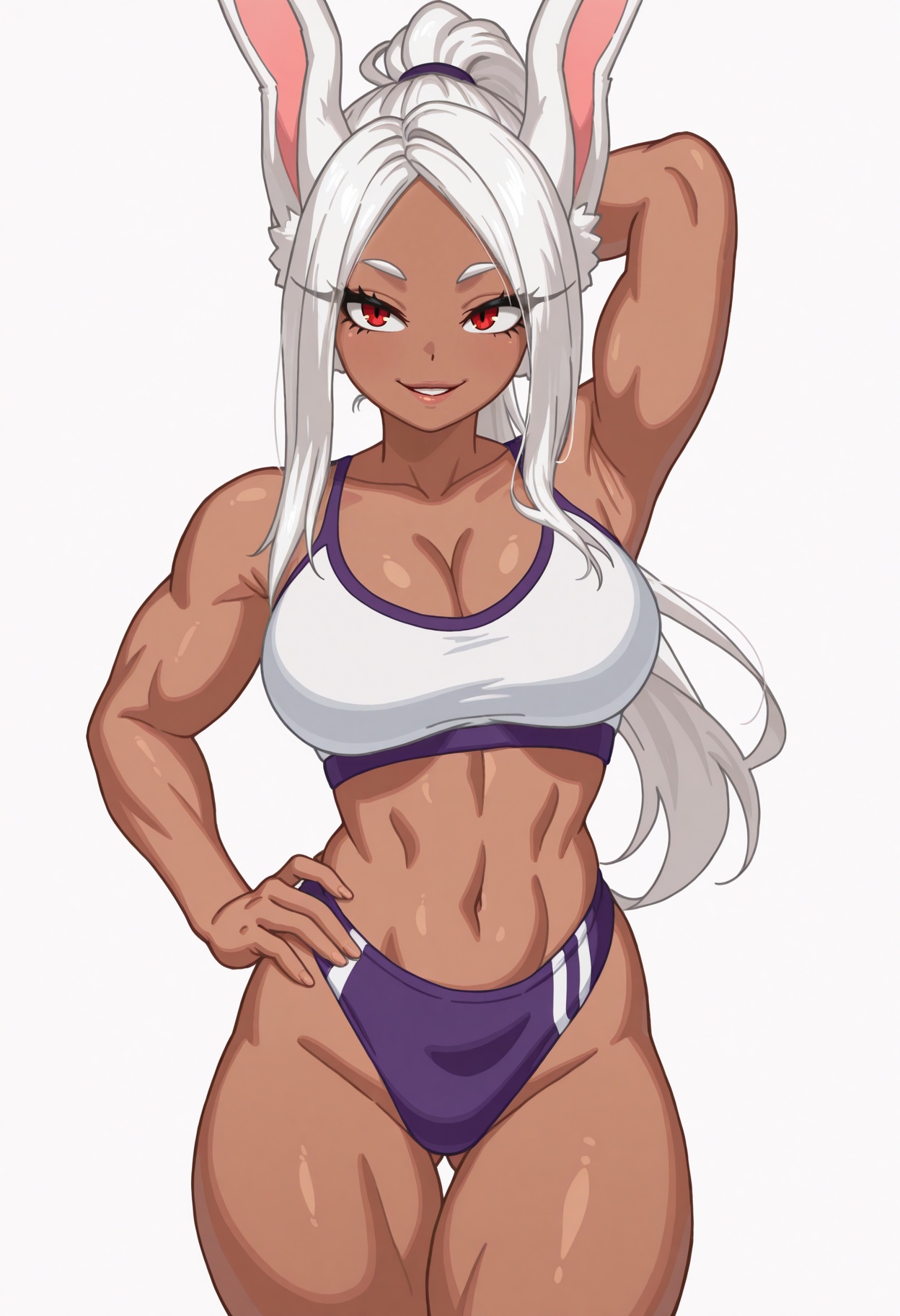 1girl,  solo,  white background on Tensor.Art