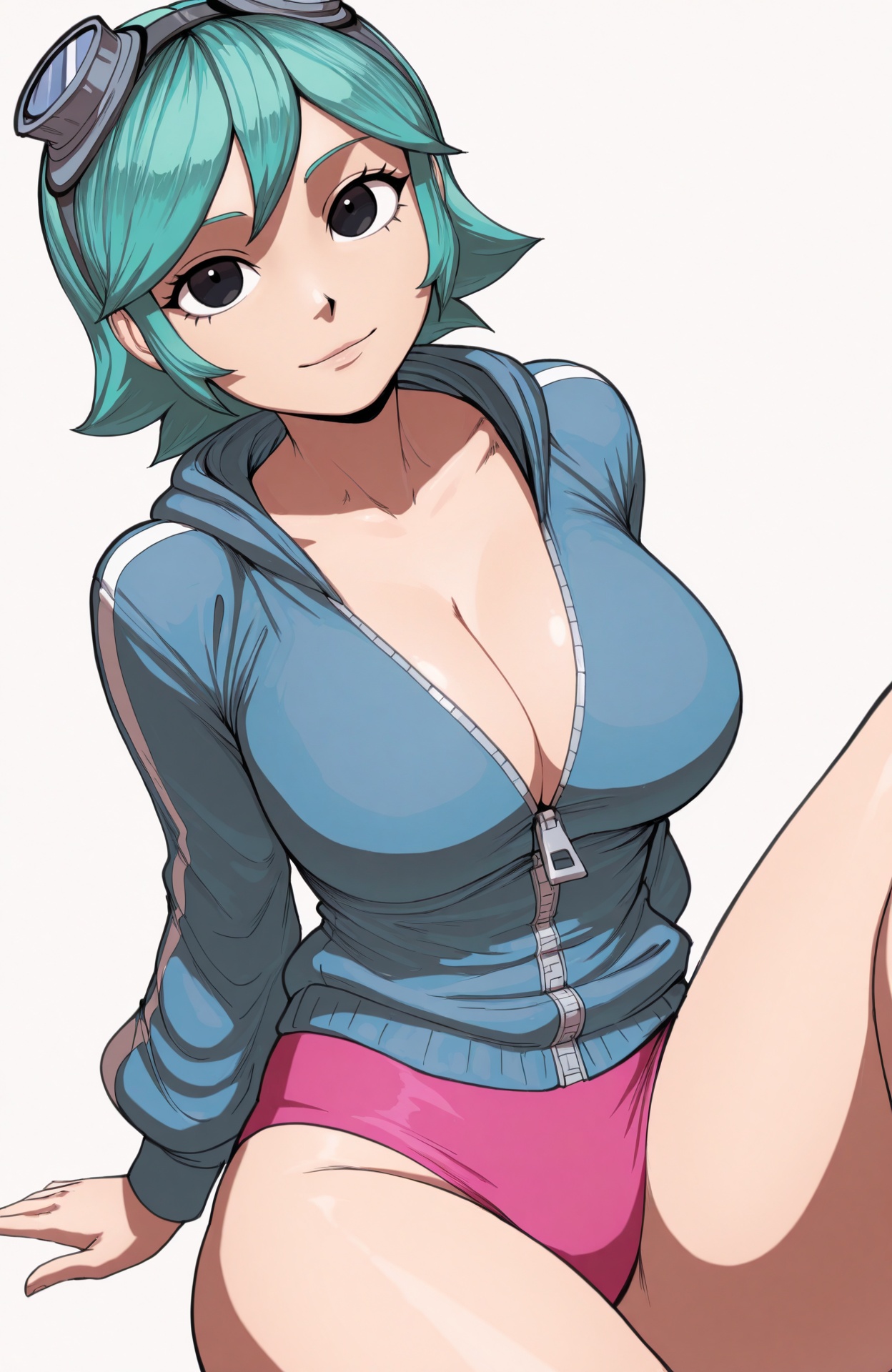 1girl,  solo,  cleavage on Tensor.Art