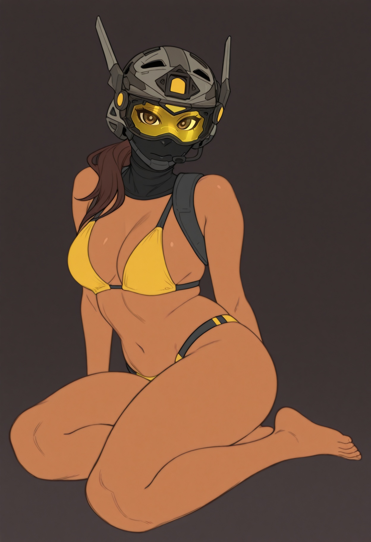 1girl,  solo,  simple background on Tensor.Art